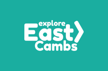 Explore East Cambs logo on teal background